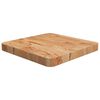 vidaXL Tafelblad vierkant 40x40x4 cm massief eikenhout lichtbruin