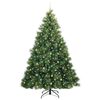 vidaXL Kunstkerstboom met 300 LED met standaard Groen 240 cm PE en PVC