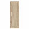 vidaXL Schoenenkast 32x35x92 cm bewerkt hout sonoma eikenkleurig