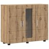 vidaXL Houten Kast Artisan Eiken 88,5 x 30,5 x 73 cm Bewerkt hout