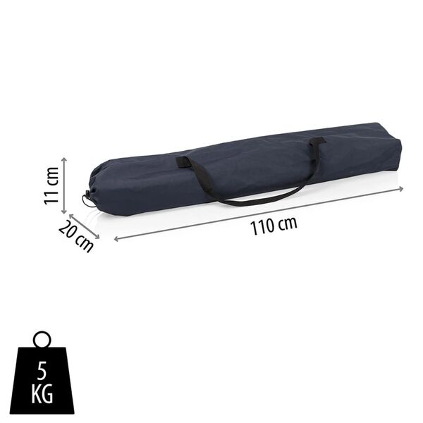 Campart Travel Campingtafel Texas oprolbaar 110x70x70 aluminium