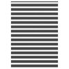 vidaXL Zebra rolgordijn 160x200 cm stofbreedte 155,9 cm zwart