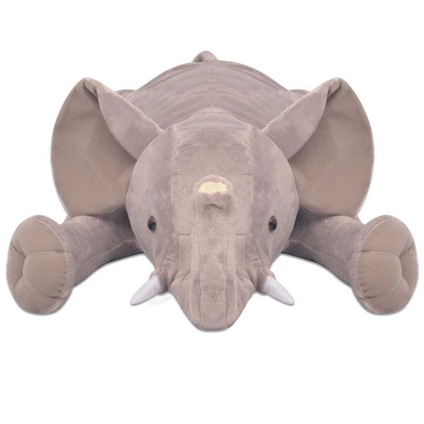 vidaXL Knuffelbeest olifant XXL 95 cm