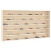 vidaXL Houten verzamelvitrine met 6 planken 100x8,5x55 cm