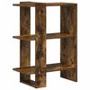 vidaXL Boekenkast Gerookt eiken 52 x 25 x 71,5 cm Bewerkt hout