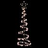 vidaXL LED-kerstboom met kerstballen 120 LED's warm wit 180 cm