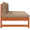 vidaXL Tuin Midden Sofa Massief grenenhout Wasbruin