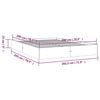 vidaXL Bedframe zonder matras massief hout 200x200 cm