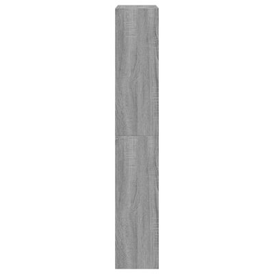 vidaXL Schoenenkast 60x21x125,5 cm bewerkt hout grijs sonoma eiken