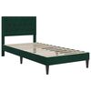 vidaXL Bedframe met matras Donkergroen 90 x 190 cm Fluweel