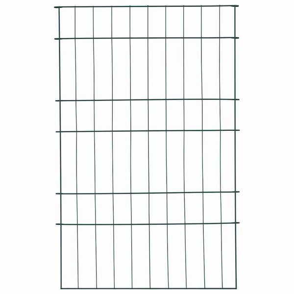 vidaXL Vijverhekken Set 8 pcs Groen 50 x 80 cm Staal