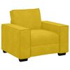 vidaXL Sofastoel Geel 100x78x84 cm Fluweel