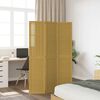 vidaXL Kamerscherm met 3 panelen massief paulowniahout bruin