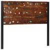 vidaXL Hoofdeinde 120 cm massief gerecycled en ijzer