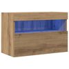 vidaXL TV Wandkast 60 x 30 x 40 cm artisanaal eikenkleurig