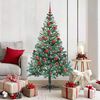 vidaXL Kunstkerstboom met 150 LED Groen 150 cm PVC en Staal