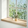 vidaXL Vensterbanken 2 st onbehandeld 70x25x2 cm massief eikenhout