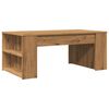 vidaXL Salontafel 102x55x42 cm bewerkt hout artisanaal eikenkleur