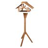 FLAMINGO Vogelvoedertafel op standaard Vintro 44x45,5x126 cm naturel