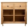 vidaXL Dressoir Panama Range 93x40x80 cm massief grenenhout