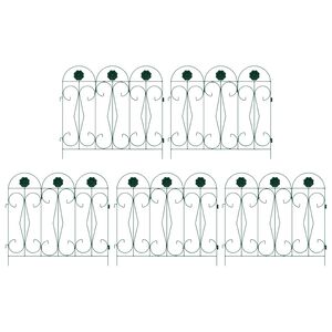 vidaXL Tuinhek Latwerk Groen 305,5 x 55,5 x 0,3 cm