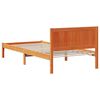 vidaXL Bedframe Bruin 90 x 190 cm Massief grenenhout