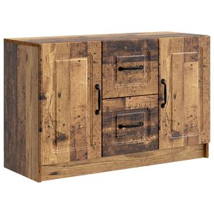 vidaXL Dressoir Oud hout 89 x 34,5 x 57 cm Bewerkt hout