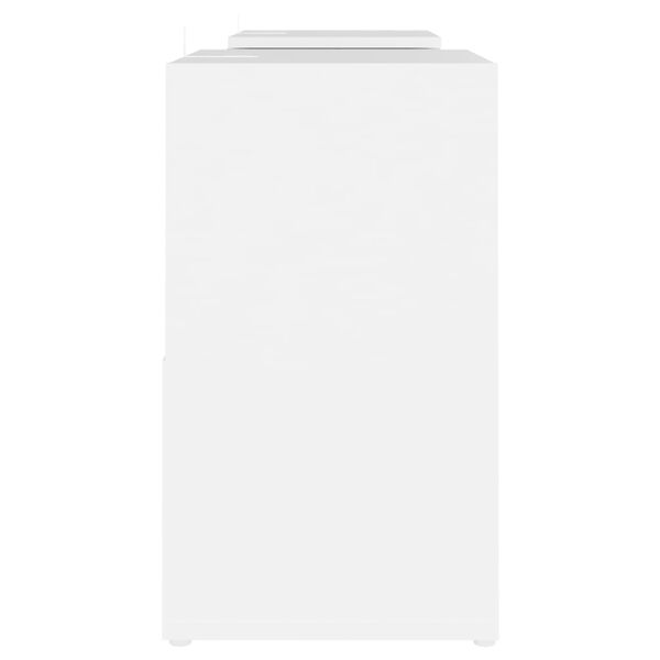 vidaXL Tv-meubel 104x30x52 cm bewerkt hout wit