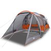 vidaXL Tunneltent 4-persoons waterdicht grijs