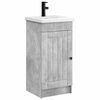 vidaXL Badkamermeubel met Wasbak Betongrijs 42 x 40 x 84,5 cm