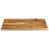 vidaXL Tafelblad met natuurlijke rand 100x80x2,5 cm massief mangohout