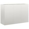 vidaXL Plantenbak 120x40x80 cm roestvrij staal