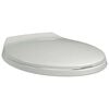 vidaXL Toiletbril soft-close ovaal wit