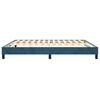 vidaXL Boxspring bed 160x200 cm fluweel donkerblauw