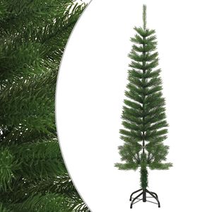 vidaXL Kunstkerstboom met standaard smal 150 cm PE