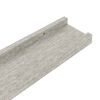 vidaXL Wandschappen 4 st 100x9x3 cm betongrijs