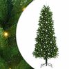 vidaXL Kerstboom met 300 LED met standaard Groen 240 cm PE