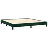vidaXL Bedframe zonder matras 160x200 cm fluweel donkergroen