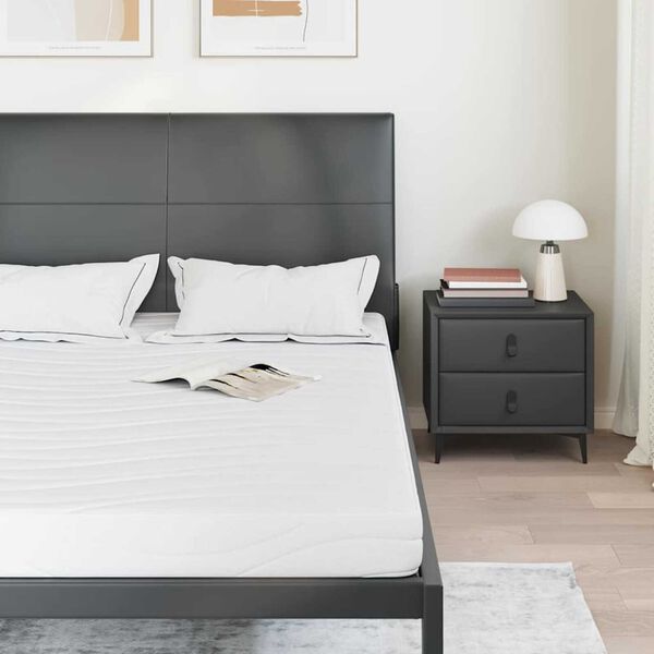 vidaXL Matras Wit 160 x 200 cm Met Gel Doordrenkt Schuim