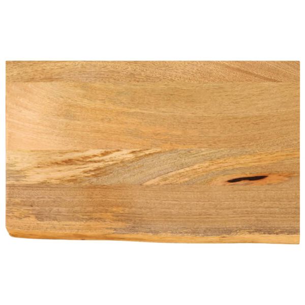 vidaXL Tafelblad met natuurlijke rand 50x20x2,5 cm massief mangohout