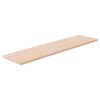 vidaXL Plank 80x20x1,5 cm onbehandeld massief eikenhout