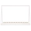 vidaXL Kinderbedframe 90x190 cm massief grenenhout wit