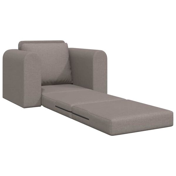vidaXL Slaapbank Taupe 98 x 71 x 83 cm Fluweel