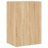 vidaXL 6-delige Tv-wandmeubelset bewerkt hout sonoma eikenkleurig