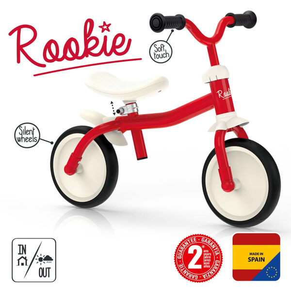 Smoby Loopfiets Rookie rood