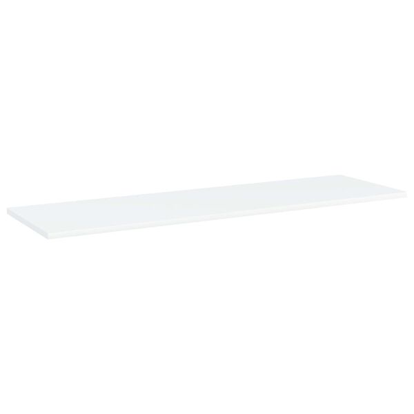 vidaXL Wandschappen 8 st 100x30x1,5 cm spaanplaat wit