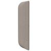 vidaXL Hoofdbord oor Taupe 40,5 x 40,5 x 4 cm Stof