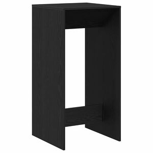 vidaXL Bartafel 51 x 50 x 103,5 cm Bewerkt hout Zwart Eiken