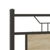 vidaXL Bedframe zonder matras hout sonoma eikenkleurig 137x190 cm
