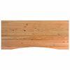 vidaXL Werkbank 140x60x81,5 cm massief eikenhout donkerbruin